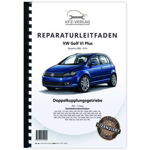 Golf plus 6 gang - vw, (08-14)