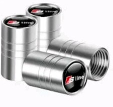 4x Audi S Line SLINE Stil Logo