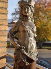 Bronzefigur HOLLÄNDISCHES MÄDCHEN  Antik  ART DECO