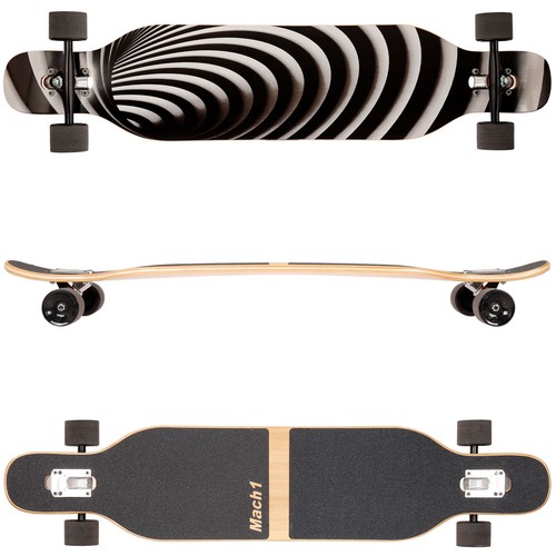 Mach1 bambus longboard mit - bambus,