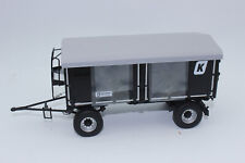 Wiking 077867 Kröger Zweiachs Dreiseitenkipper Anhänger HKD 302 SCHWARZ  1:32