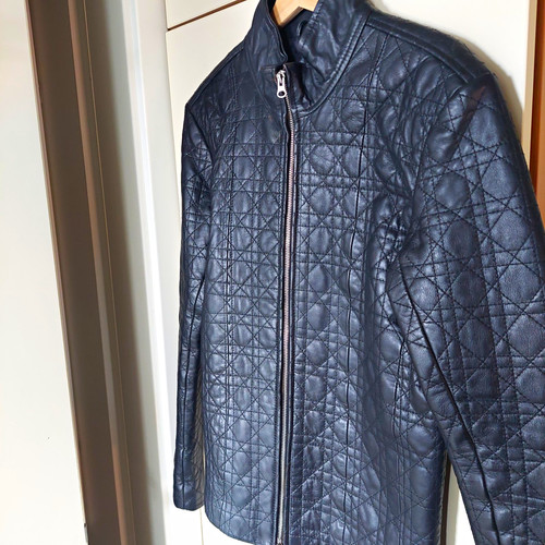 Lederjacke cannage steppung - lederjacke,