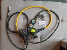 Lungenautomat Atemregler + Octopus Instrumentenkonsole (Druck- und Tiefenmesser)