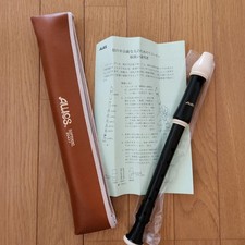 AULOS Sopranino Recorder 204AF für Fingerbehinderungen mit Koffer & Zubehör U