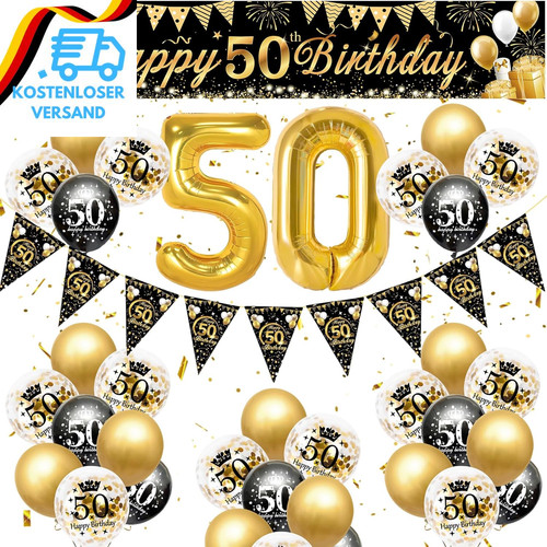 Geburtstag deko - 50,