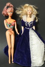 2 alte Mattel Barbie Puppen