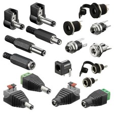 DC Hohl-Stecker oder Hohl-Buchse Ø 5,5mm Steckverbinder Stromversorgungsbuchse