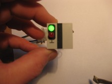 Signalbaustein links Grün/Rot 9033 für Gleisbildstellpult (GBS) Digimoba/Heki