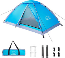 1-2 Personen Kuppelzelte Für Camping, Leichtes Tragbares Backpacking-Zelt, Klein