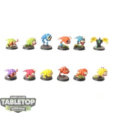 Gloomspite Gitz - 12x Squig Herd - bemalt