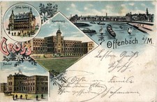 Gruss aus Offenbach - Litho