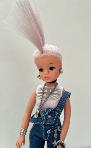 Sindy puppe vintage pink punk - sindy,