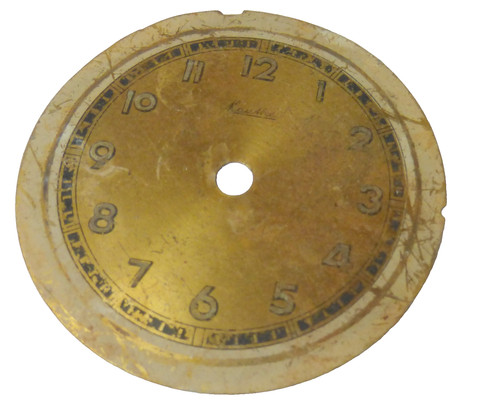 Altes messing ziffernblatt - altes,