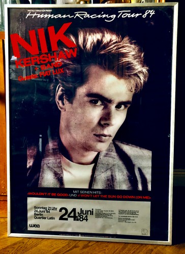 Nik kershaw tourplakat human - nik,