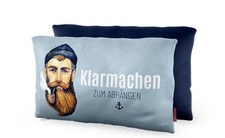 Kissen mit Seemannsmotiv –
