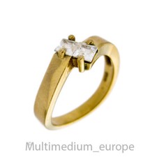 375 Gelbgold Zirkonia Ring 9ct