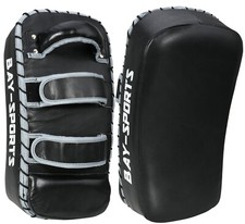 BAY® Armpratze LEDER Arm Pratze Kick PAD Kickboxen Muay Thai MMA K1 K-1 UFA UFC