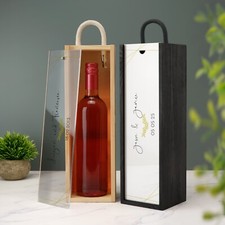 Personalisierte Weinkiste