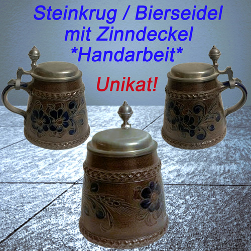 Steinkrug bierseidel mit - bierseidel,