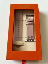Tory Burch Apple Watch Armband Uhr Bracelet  38/40/42/44/45 mm Leder Rosa