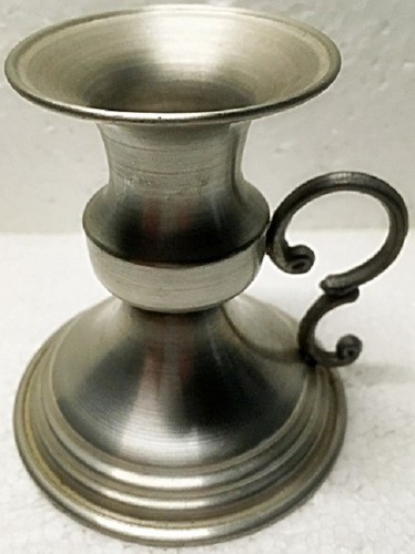 Zinn kerzenhalter 7 5cm - kerzenhalter, (h=7,5cm