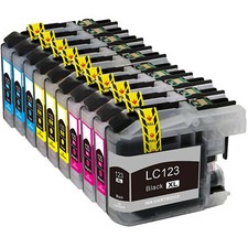10 XL LC123 Druckerpatronen