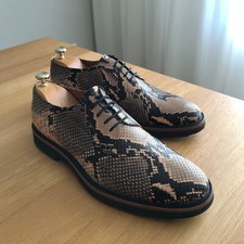 Dries van Noten Lederschuhe in Schlangenoptik