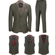Herren kariert tweed stück - tweed,