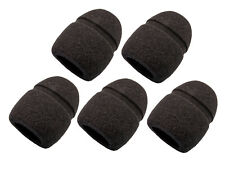 5er Set deetech WS-5b-R Mikrofon Windschutz / Popschutz, schwarz, mit Rezess