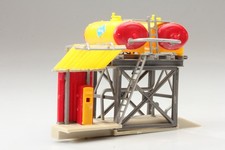 H0 Faller klassik Dieseltankstelle  Schmutz/Kratzer/Mängel o.OVP