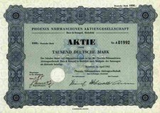 Phoenix Nähmaschinen 1951