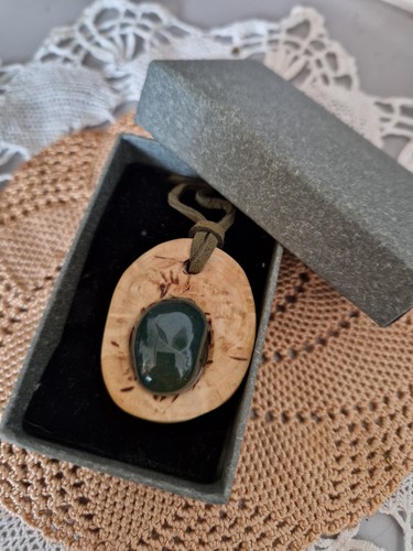 Baumperlen kette grüner - baumperlen,