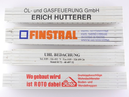 Sammlung zollstock - sammlung, 4x