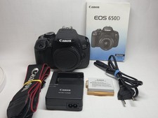 Digitalkamera Canon EOS 650D 18 MP Full HD DSLR Body / erst ca.6378  Auslösungen