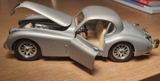 Modellauto Oldtimer Jaguar XK 120 Coupe, 1948, Burago M 1:24