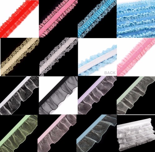 Gummiband rüsche - 1-4m,