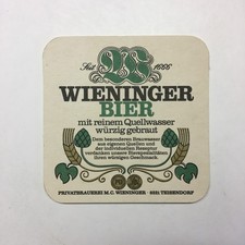 Bierdeckel wieninger bier - "wieninger, bier"
