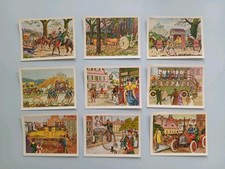 Sammelbilder "Homann" Strassenverkehr 1/ Technik und Verkehr/ 9Stk. !