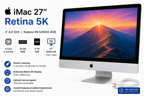Apple imac intel - 27“, -intel