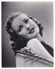 June Lang  Originalautogramm