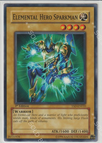 Yugioh elementarheld sparkman - elementarheld,