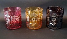 Nachtmann Whiskyglas Traube Kristallglas TOP ZUSTAND, bunter Überfang