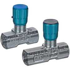 Hydraulik Drosselventil Drosselrückschlagventil wählbar 1/4", 3/8", 1/2", 3/4"