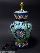 orient islamic Keramik Tischlampe Tischleuchte Lampenfuß Iznik lamp Multan Nr-A