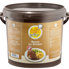 (EUR 10,25/kg) tellofix Sauce zu Braten 8 kg Eimer, Vorrat - MHD 21.10.26