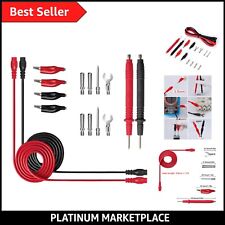 Universal Elektro Multimeter Messleitungen Set Kit, inkl. Messleitungskabel,...