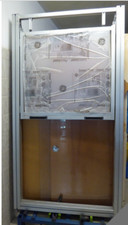 Aluminium Profil System R K Rose + Krieger Hubtüre 120x220 cm Schutz Einhausung