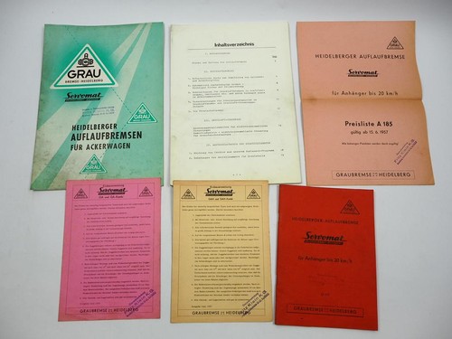 Grau servomat auflaufbremse - grau,