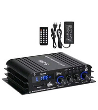 Mini-Verstärker 4.1-Kanal-Subwoofer USB AUX BT HiFi-Stereo-Verstärker MP3