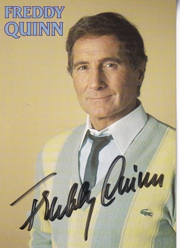 Autogramm freddy quinn - -,